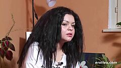 Why is she masturbating on camera?