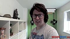 Amateur Tricked Into Intense Blowjob And Facial For Nerd's First Time!