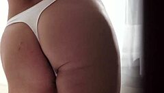 euro model performs solo tease