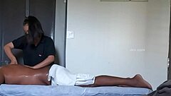 cute ass girl gets rough massage!