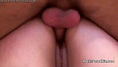 cavegirl blows 3 cocks before triple penetration