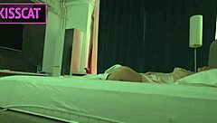 Stepmom shares hotel room with stepson for wild sex