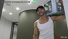 Gay porn set bloopers and funny moments with big cock men