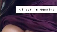 a chubby babe showcases her big natural tits in solo compilation