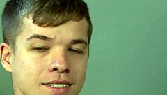 behind the scenes, twink amateur gets blowjob and bareback anal