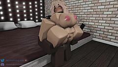 White Girl Bent Over In Bedroom For Doggystyle Riding