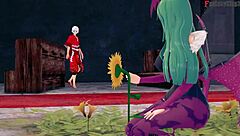 morrigan hates first then fucks me in halloween special