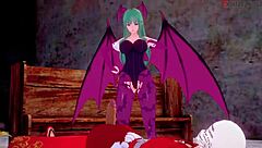 morrigan hates first then fucks me in halloween special