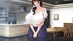 English subtitled video of a wife who likes to be taken control of in an NTR hentai game