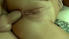 brunette churca gets sloppy blowjobs from two big cocks