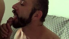 Bearded Stud Gives Head and Gets Ass Drilled