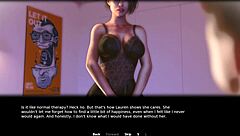 First time meeting stepfamily in 3D animated hentai game