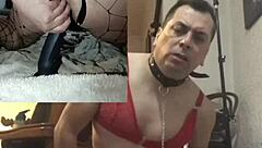 Using Two Dildos in Lingerie!