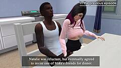 Horny wife cheats on husband in front of him part 4