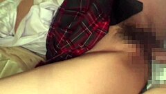 Specific Japanese Teen 18+ with Huge Tits and Small Waist Gets Creampied