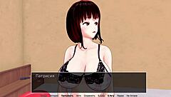 3D game with hot Asian tutor and anal sex