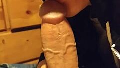 Uncle watches as she sucks daddy's cock