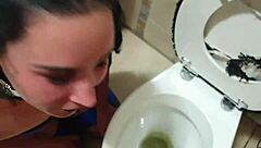 Emo teen gets bound and dragged for toilet humiliation