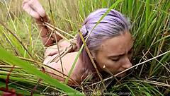 alexis crystal gets double penetrated by two big cocks in a cumshot scene