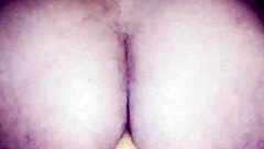 Ebony slut throat-fucked in interview