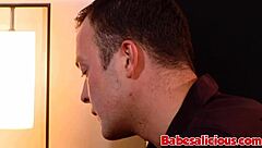 Big Boobs Cougar Seduces Young 18+ Employee at Work