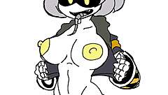 Murder Drones Compilation With Monster Cock