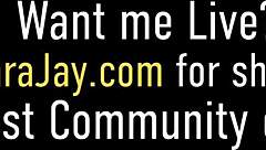 Balls deep threesome! Sara Jay and Nicky Ferrari banged by mega cock!