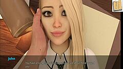 wvm 46 office fun with sexy blonde cheerleader