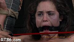 Horny Slut in Latex Gets Bent Over and Fucked Rough