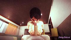 Naruto Hentai - Sarada Blowjob POV, Uncensored... Damn, So Hot!