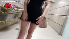 Old beaver wife flashes in shoe store scandal