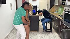 My friend lent his girlfriend for a dance, but things got awkward with her boyfriend watching