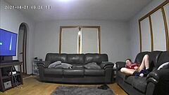 I hired a babysitter but a whore showed up hidden cam