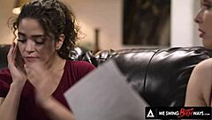 two naughty wives engage in bisexual orgy with husbands to save marriage