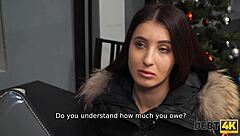 Debt4k Guy Pulls Hard Cock To Punish Ravishing Debtor In Rough Sex