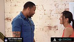 Hot Brunette Pounded Doggy In Nuru Massage Before Handjob