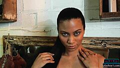 arab model fatima kojima strips naked, big round ass