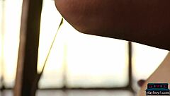 arab model fatima kojima strips naked, big round ass