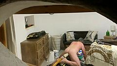 Peeping Tom Watches Intense Gay Fucking