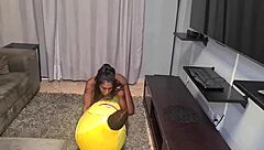 Does The Tattooed Indian Slut Hump A Big Banana Kinkily In Close Ups?