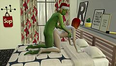 Grinch Doggystyle Christmas Fuck