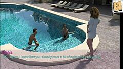 A Wife And Stepmother Play Game With Teen 18+