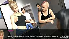 Is the slutty housewife teasing big cocks?