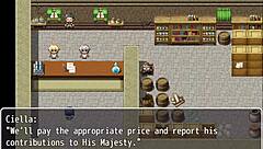 Amiga do príncipe estava fazendo alguma coisa debaixo do balcão do tarado - ntr sisters - ciella & luciella - parte 8