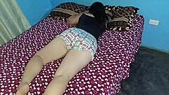 my stepmother stayed in my room without underwear, and we had a quiet night