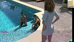 A Wife And Stepmother Play Game With Teen 18+