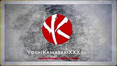 japanese guy yoshi kawasaki jerks off his big dick
