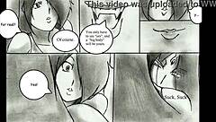 Giantess Undergoes Massive Breast Expansion in Animated Comic Compilation 2