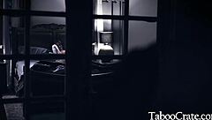 I watched as busty horny stepmama Natasha Nice let me do her in doggy style at home.