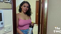 sexy neighbor gotta show off that big asset, ya know?